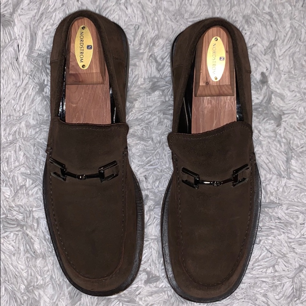 Gucci brown driving horse bit loafers men’s 10.5 D
